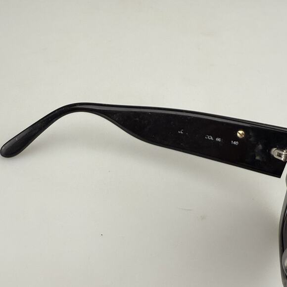 Les Copains Sunglasses mod. LC 210 Black Oversized Butterfly Shades Vintage main image 11